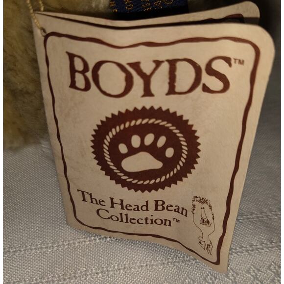 Boyds Bear Bunny Plush Stuffed Animal Hopper Q Buns Fully Jointed Has tags 12" - Picture 7 of 12